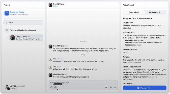 Hire freelance developer fast results